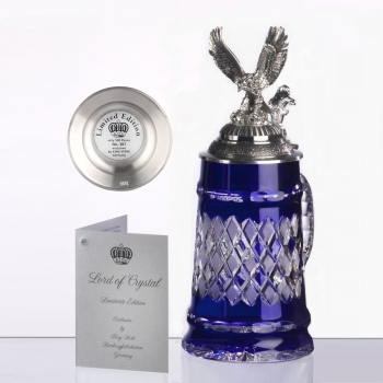 Diamond Beer Stein with Eagle